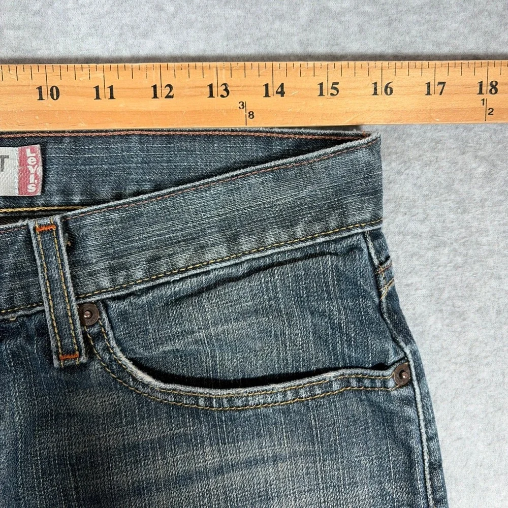 Levi's 514 Slim Straight Jeans Mens 31x32 Blue VTG 2000s Denim Pants